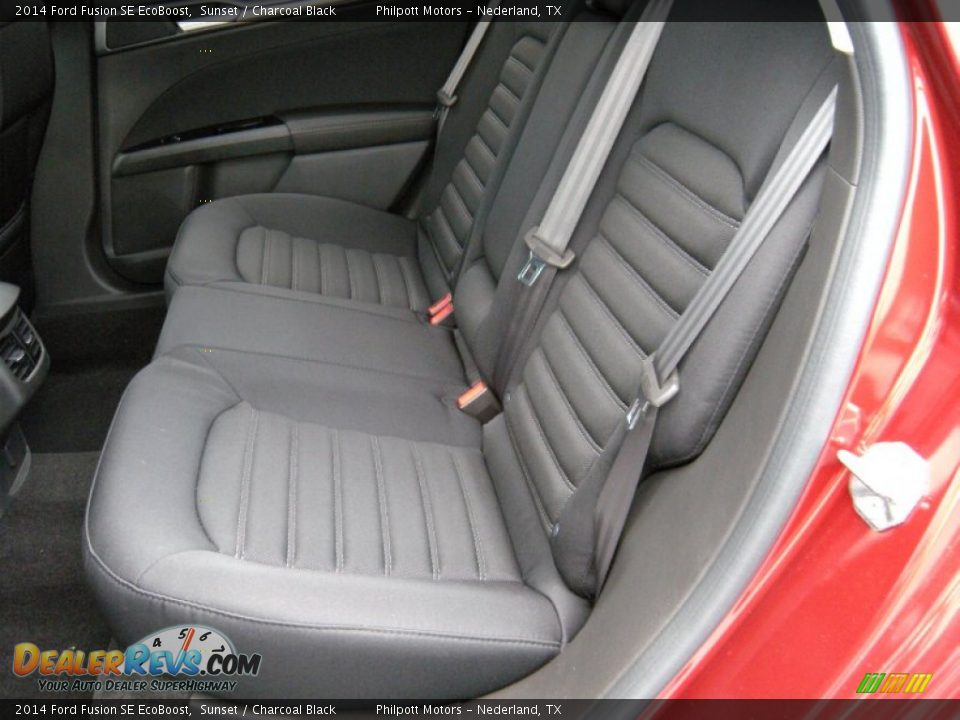 2014 Ford Fusion SE EcoBoost Sunset / Charcoal Black Photo #20