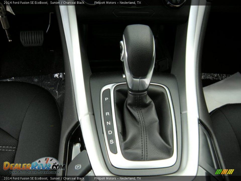 2014 Ford Fusion SE EcoBoost Sunset / Charcoal Black Photo #29