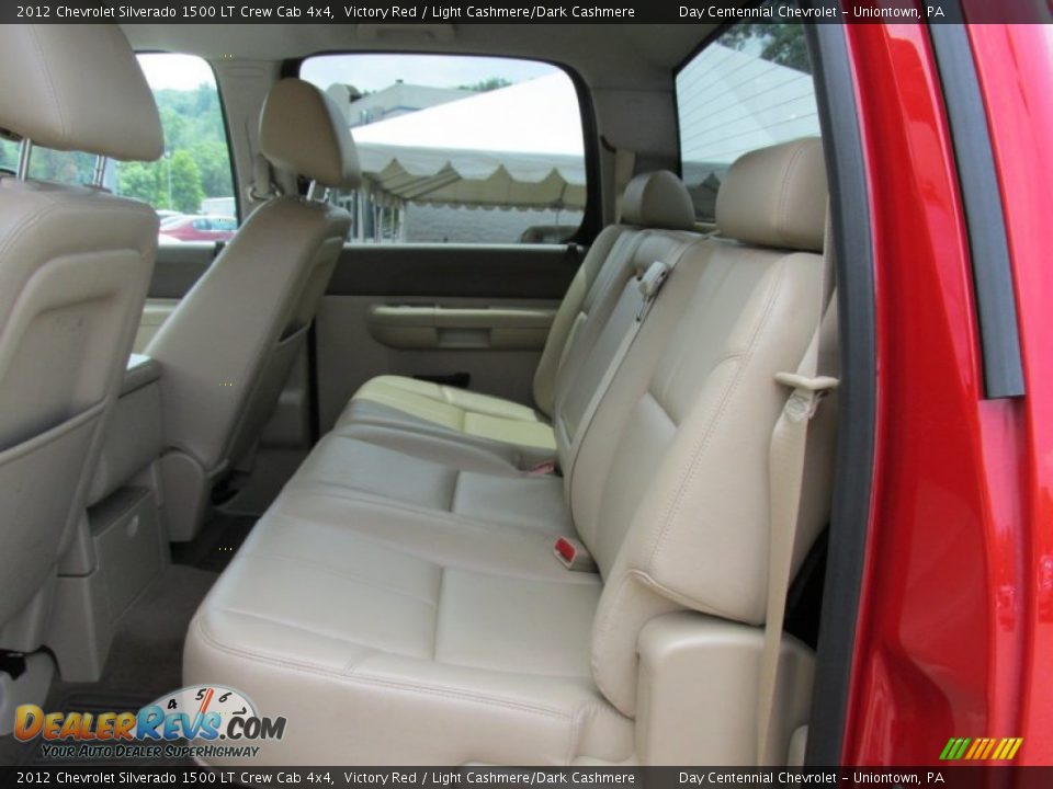2012 Chevrolet Silverado 1500 LT Crew Cab 4x4 Victory Red / Light Cashmere/Dark Cashmere Photo #15