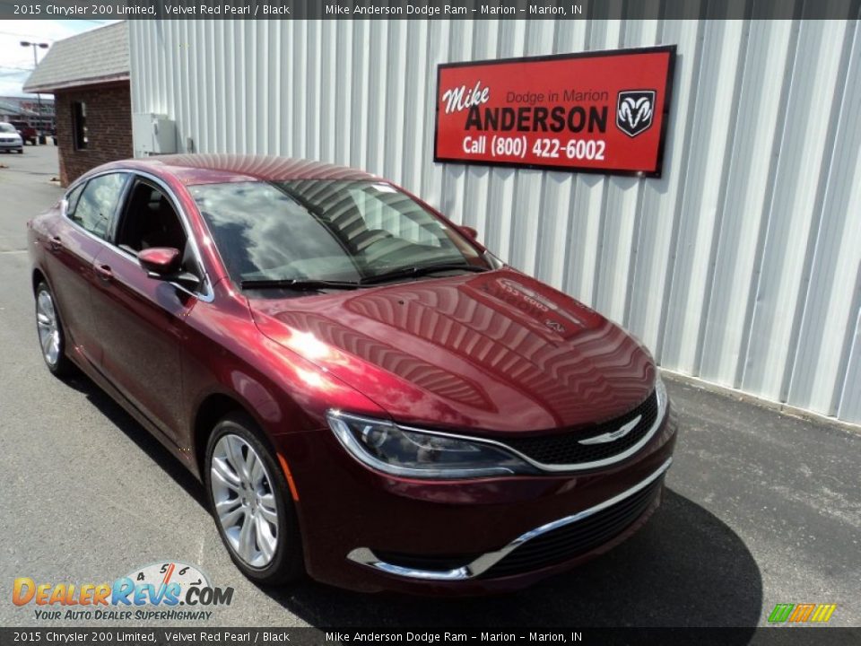 2015 Chrysler 200 Limited Velvet Red Pearl / Black Photo #1