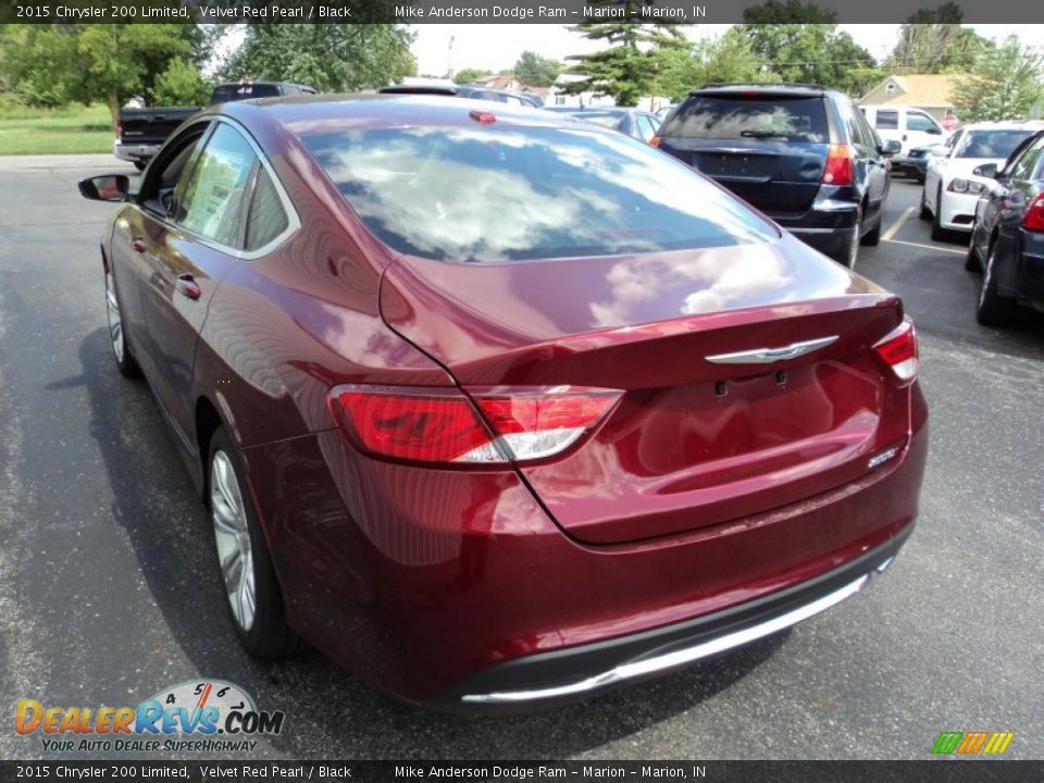 2015 Chrysler 200 Limited Velvet Red Pearl / Black Photo #3