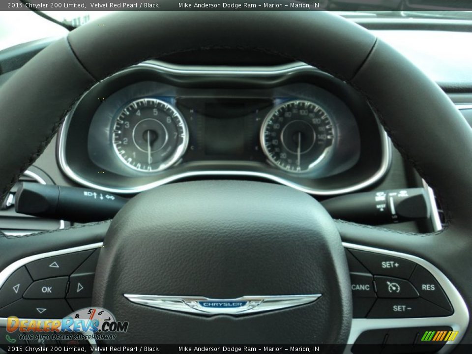 2015 Chrysler 200 Limited Velvet Red Pearl / Black Photo #7