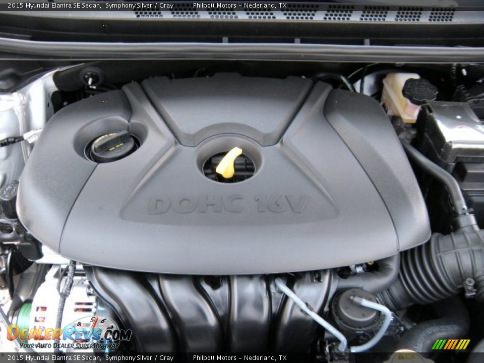 2015 Hyundai Elantra SE Sedan Symphony Silver / Gray Photo #16