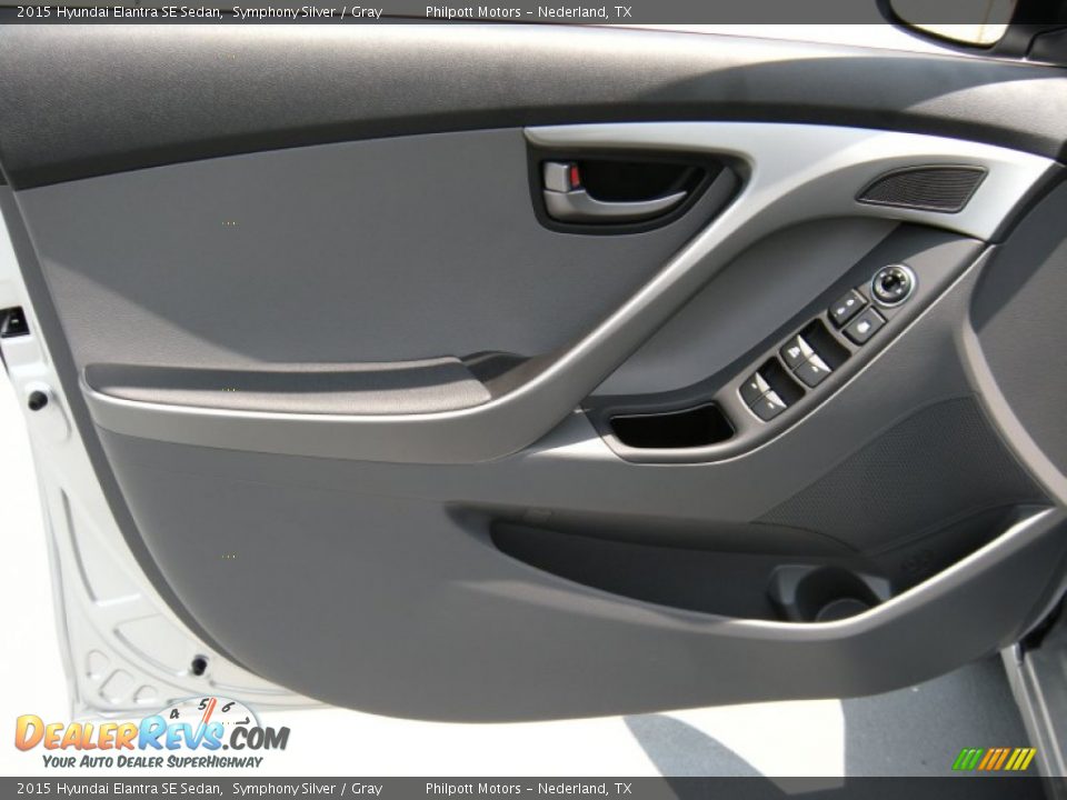 2015 Hyundai Elantra SE Sedan Symphony Silver / Gray Photo #20