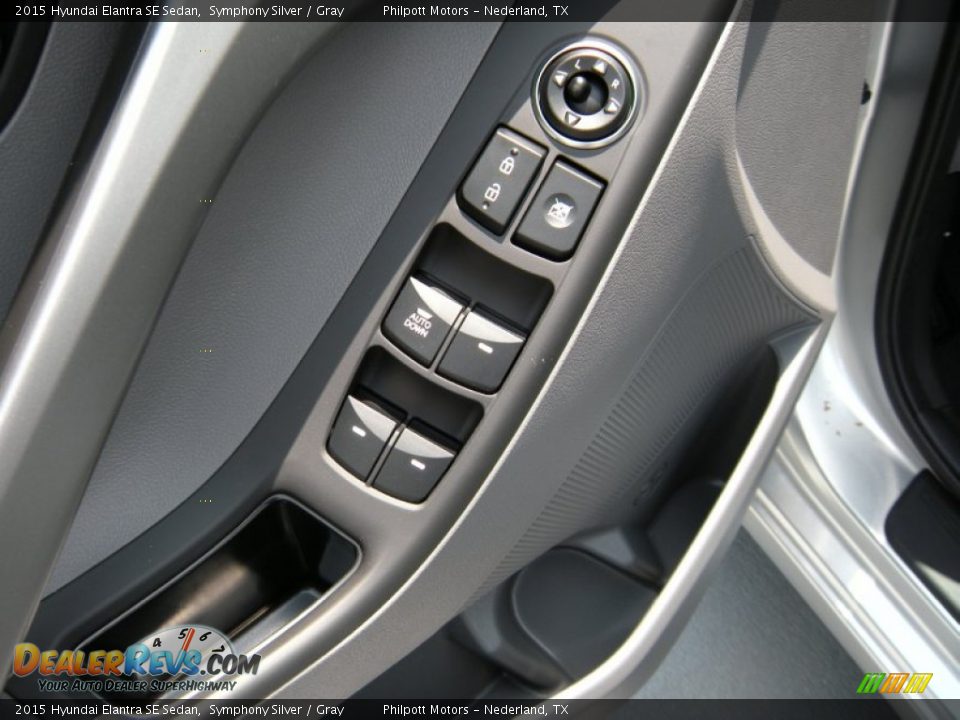 2015 Hyundai Elantra SE Sedan Symphony Silver / Gray Photo #21