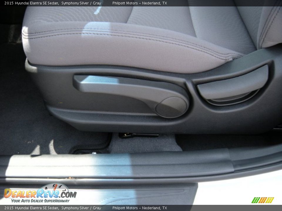 2015 Hyundai Elantra SE Sedan Symphony Silver / Gray Photo #23