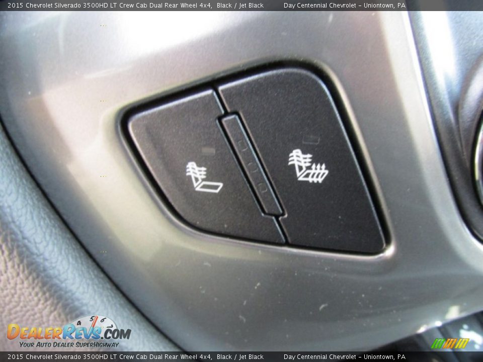 2015 Chevrolet Silverado 3500HD LT Crew Cab Dual Rear Wheel 4x4 Black / Jet Black Photo #18