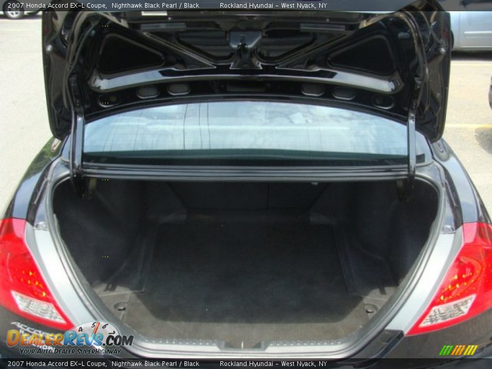 2007 Honda Accord EX-L Coupe Nighthawk Black Pearl / Black Photo #21