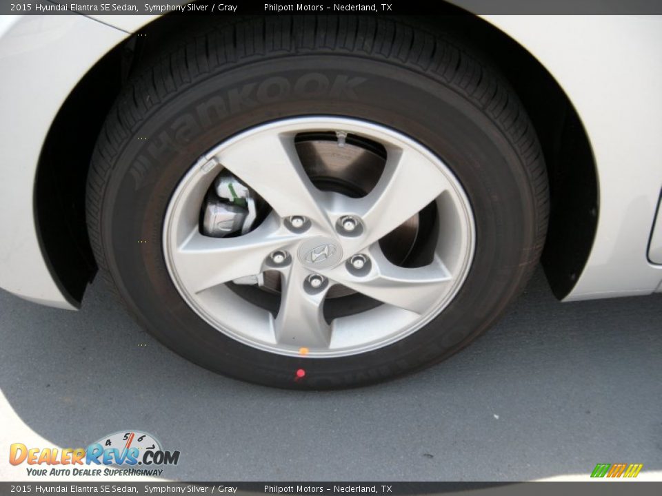 2015 Hyundai Elantra SE Sedan Symphony Silver / Gray Photo #11