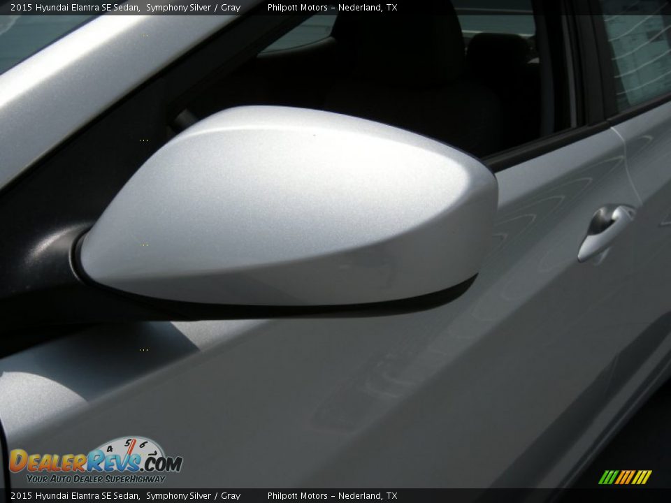 2015 Hyundai Elantra SE Sedan Symphony Silver / Gray Photo #12