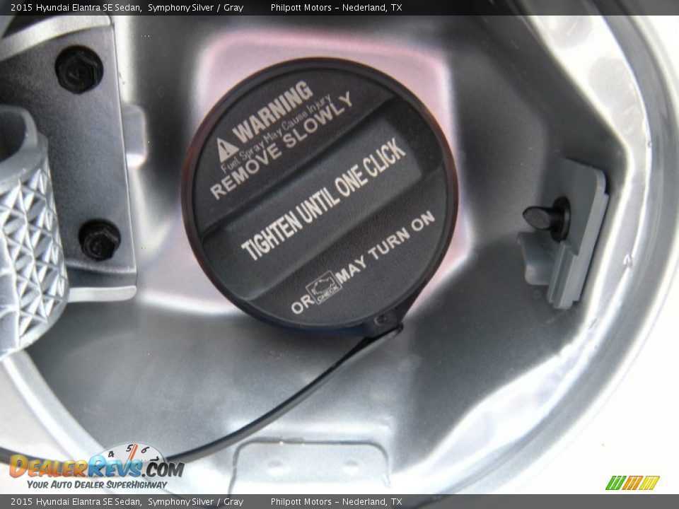 2015 Hyundai Elantra SE Sedan Symphony Silver / Gray Photo #13