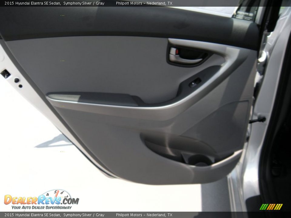 2015 Hyundai Elantra SE Sedan Symphony Silver / Gray Photo #18