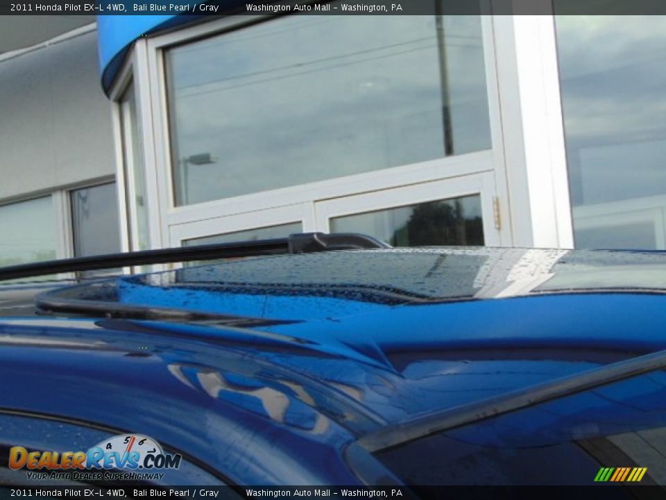 2011 Honda Pilot EX-L 4WD Bali Blue Pearl / Gray Photo #4