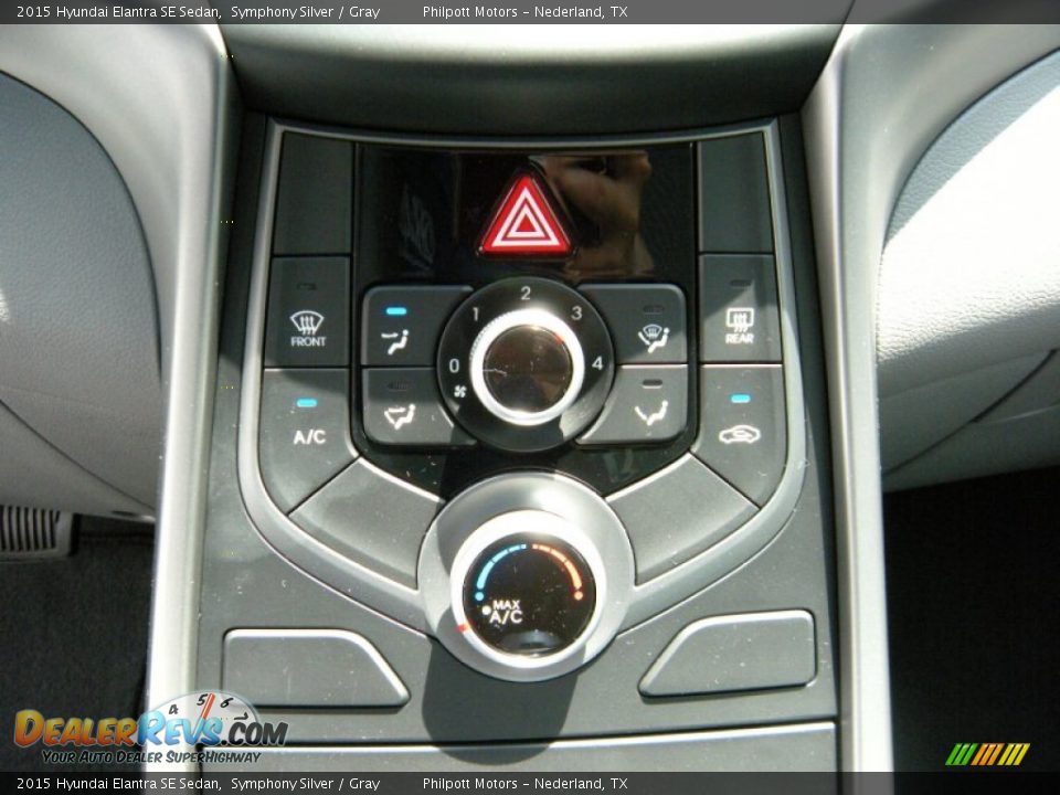 2015 Hyundai Elantra SE Sedan Symphony Silver / Gray Photo #27