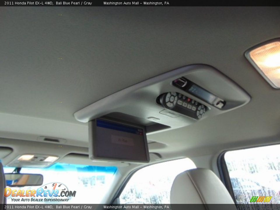 2011 Honda Pilot EX-L 4WD Bali Blue Pearl / Gray Photo #9