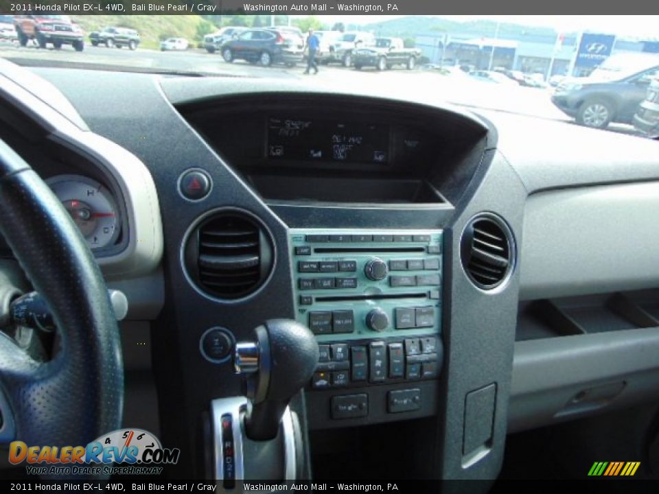 2011 Honda Pilot EX-L 4WD Bali Blue Pearl / Gray Photo #14