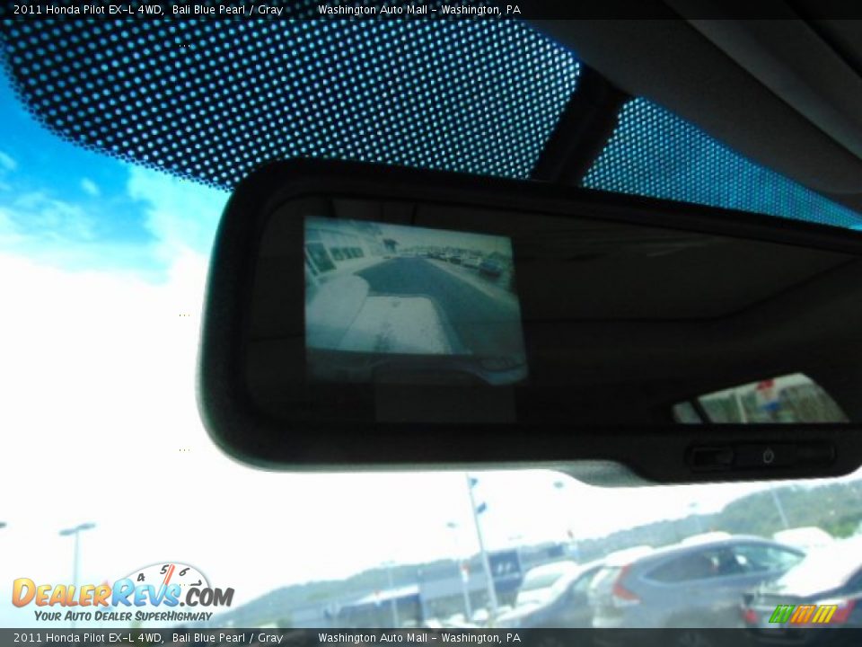 2011 Honda Pilot EX-L 4WD Bali Blue Pearl / Gray Photo #15