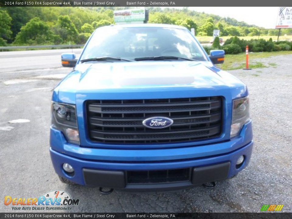 2014 Ford F150 FX4 SuperCrew 4x4 Blue Flame / Steel Grey Photo #3