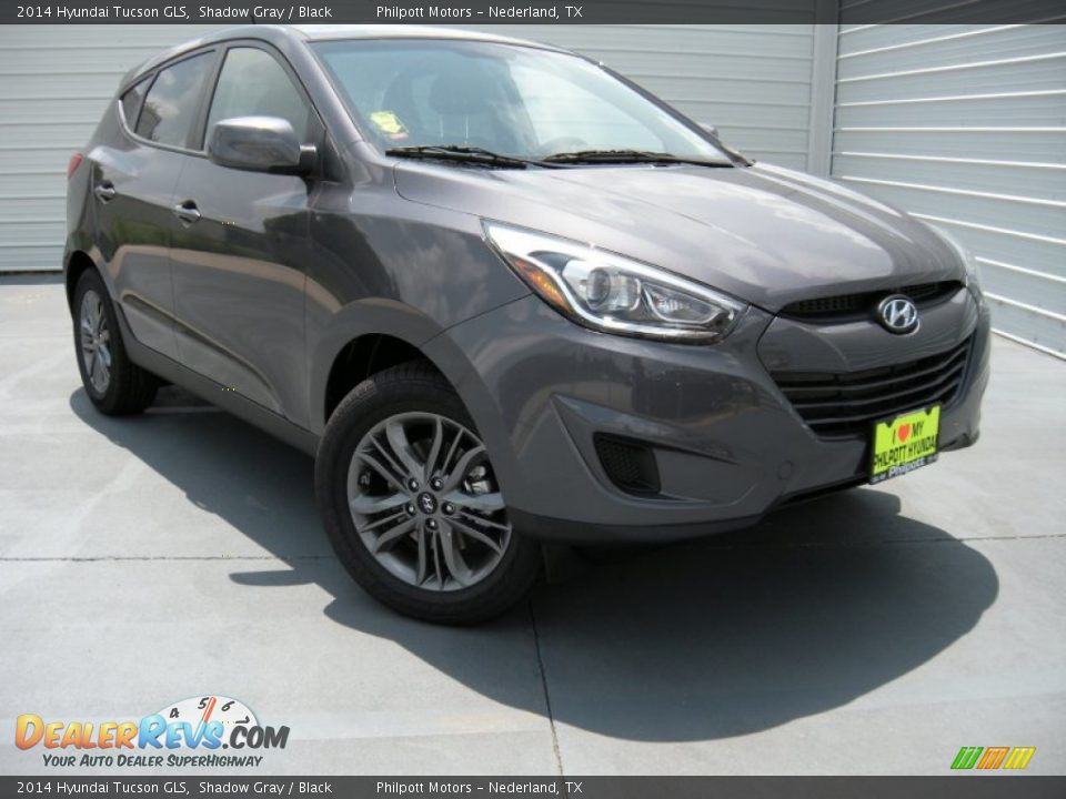 2014 Hyundai Tucson GLS Shadow Gray / Black Photo #2