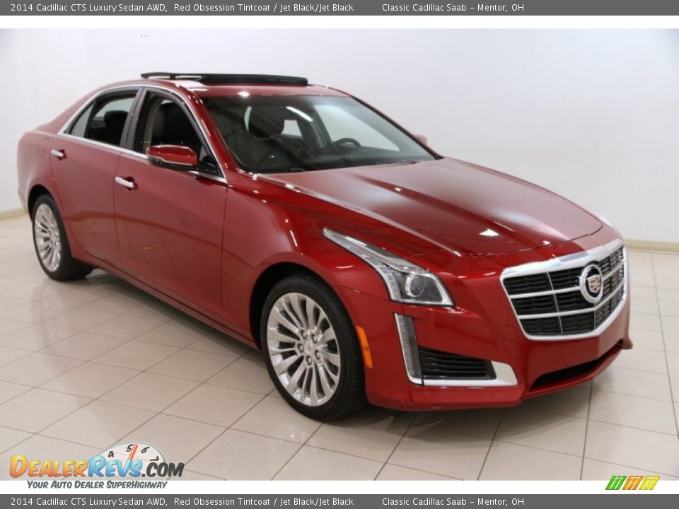 Front 3/4 View of 2014 Cadillac CTS Luxury Sedan AWD Photo #1