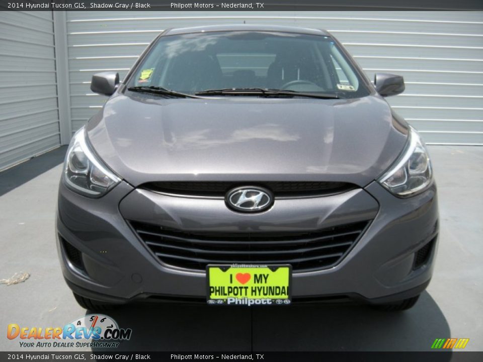 2014 Hyundai Tucson GLS Shadow Gray / Black Photo #8