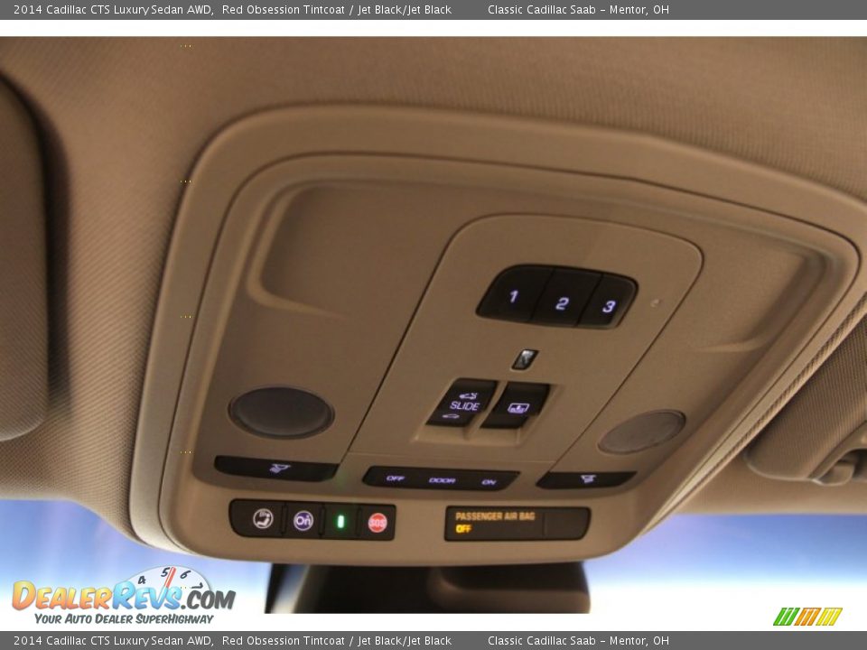 2014 Cadillac CTS Luxury Sedan AWD Red Obsession Tintcoat / Jet Black/Jet Black Photo #11