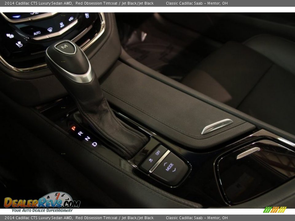 2014 Cadillac CTS Luxury Sedan AWD Red Obsession Tintcoat / Jet Black/Jet Black Photo #15