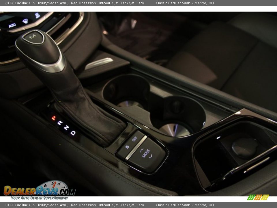 2014 Cadillac CTS Luxury Sedan AWD Red Obsession Tintcoat / Jet Black/Jet Black Photo #16