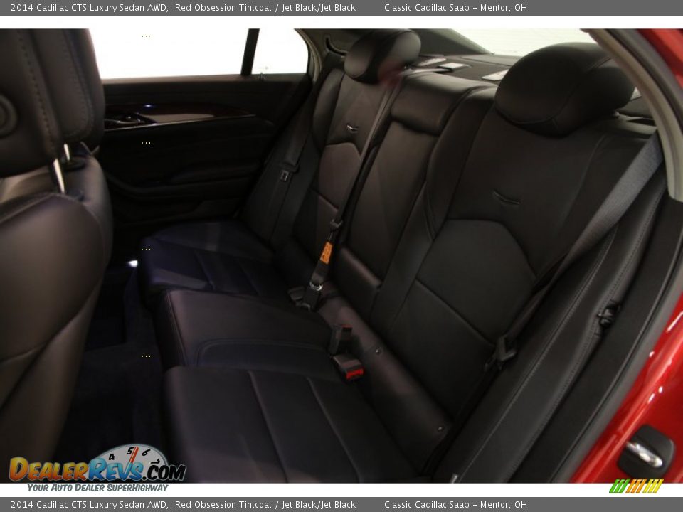 2014 Cadillac CTS Luxury Sedan AWD Red Obsession Tintcoat / Jet Black/Jet Black Photo #18