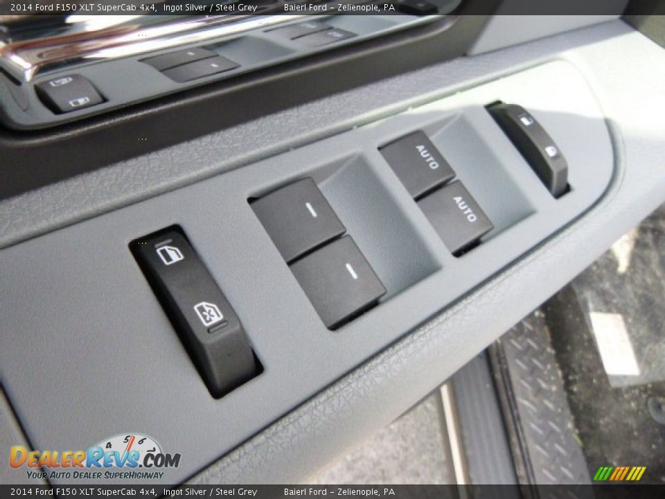 2014 Ford F150 XLT SuperCab 4x4 Ingot Silver / Steel Grey Photo #15