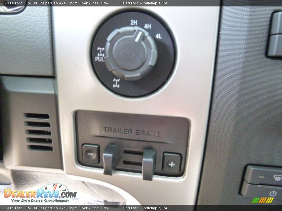 2014 Ford F150 XLT SuperCab 4x4 Ingot Silver / Steel Grey Photo #17