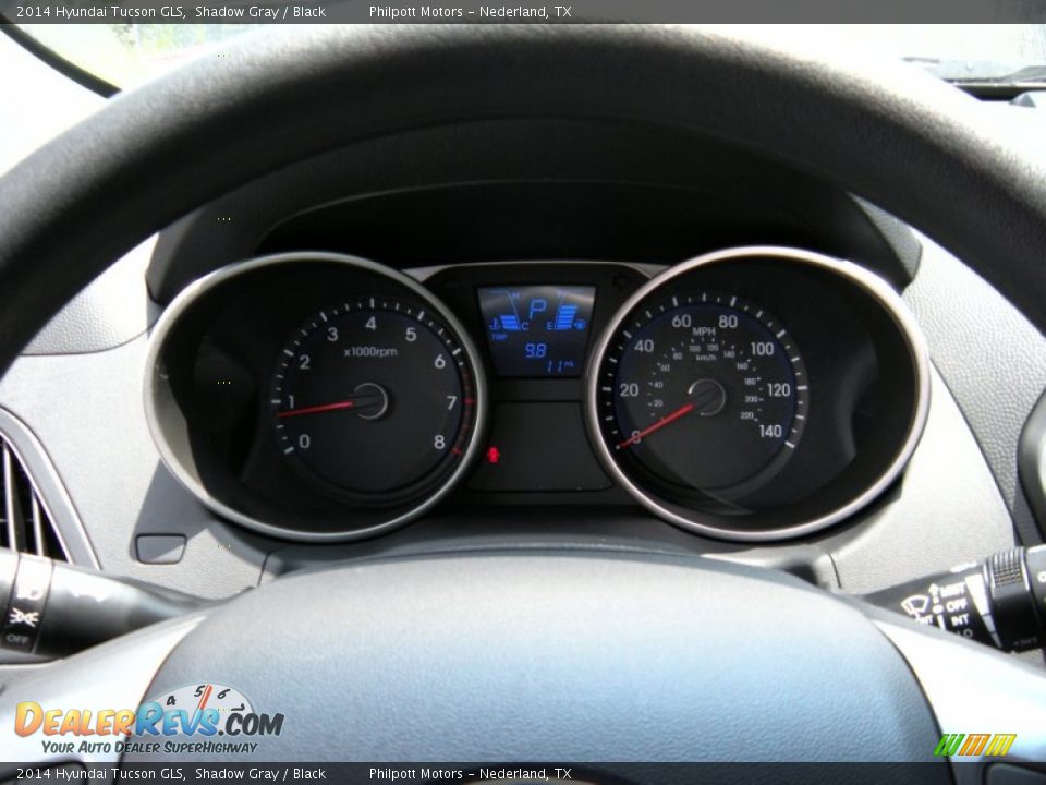 2014 Hyundai Tucson GLS Shadow Gray / Black Photo #30