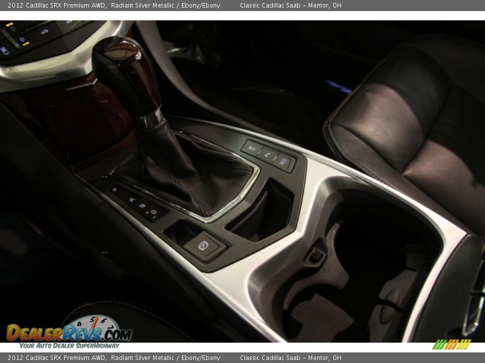 2012 Cadillac SRX Premium AWD Radiant Silver Metallic / Ebony/Ebony Photo #12