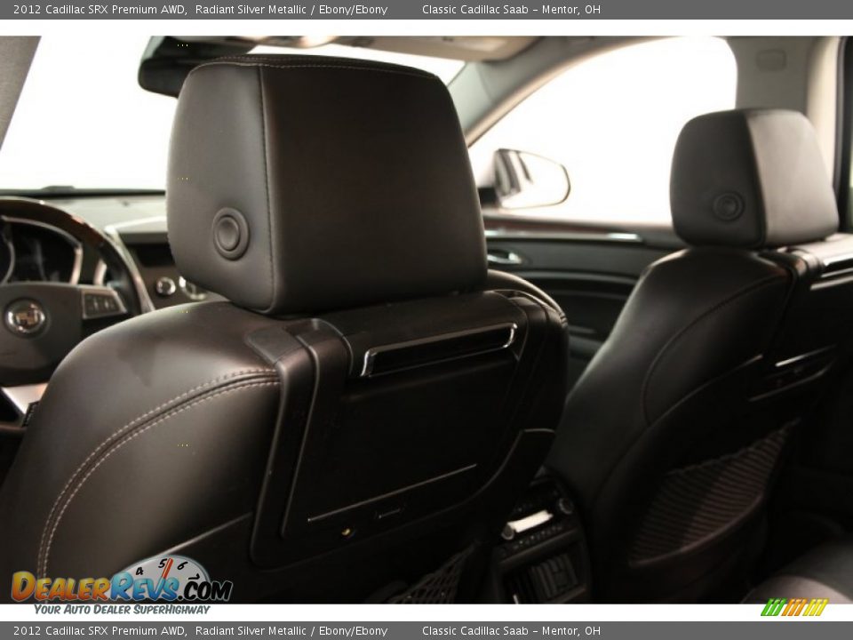 2012 Cadillac SRX Premium AWD Radiant Silver Metallic / Ebony/Ebony Photo #15