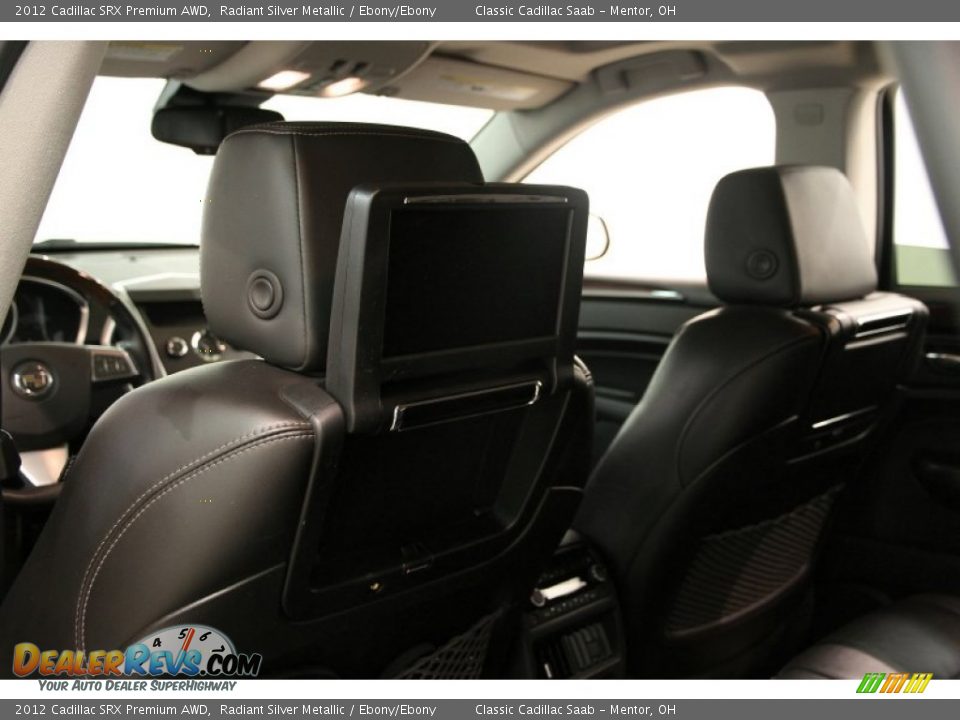 2012 Cadillac SRX Premium AWD Radiant Silver Metallic / Ebony/Ebony Photo #16
