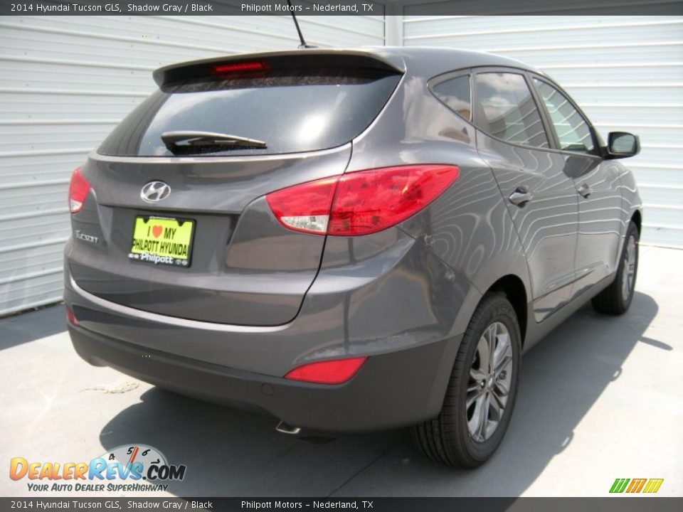 2014 Hyundai Tucson GLS Shadow Gray / Black Photo #4