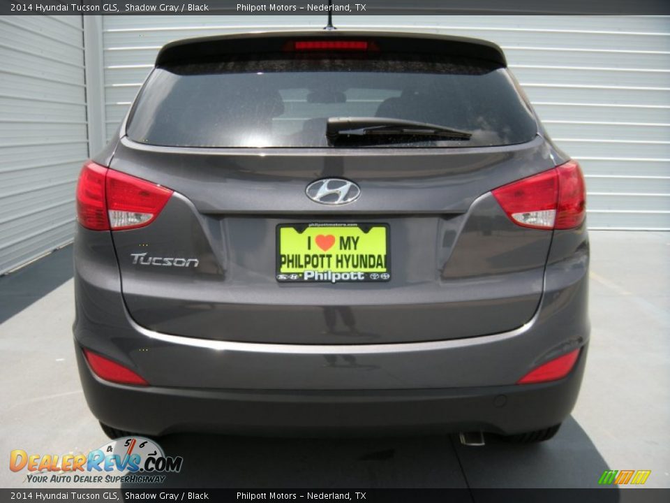 2014 Hyundai Tucson GLS Shadow Gray / Black Photo #5