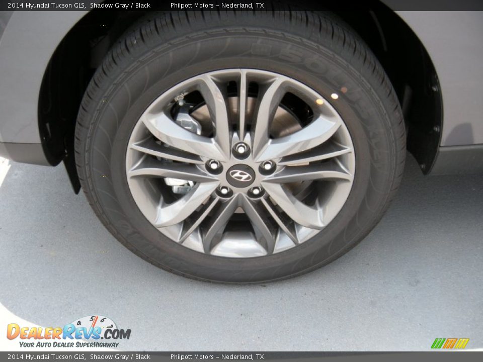 2014 Hyundai Tucson GLS Shadow Gray / Black Photo #11