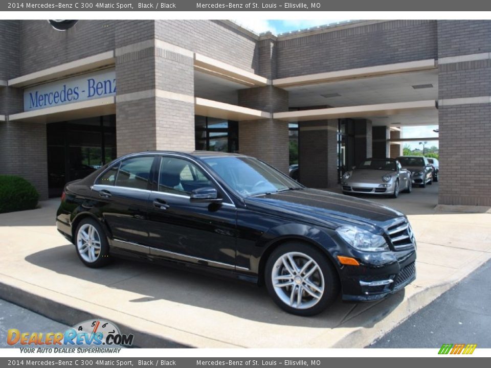 2014 Mercedes-Benz C 300 4Matic Sport Black / Black Photo #1