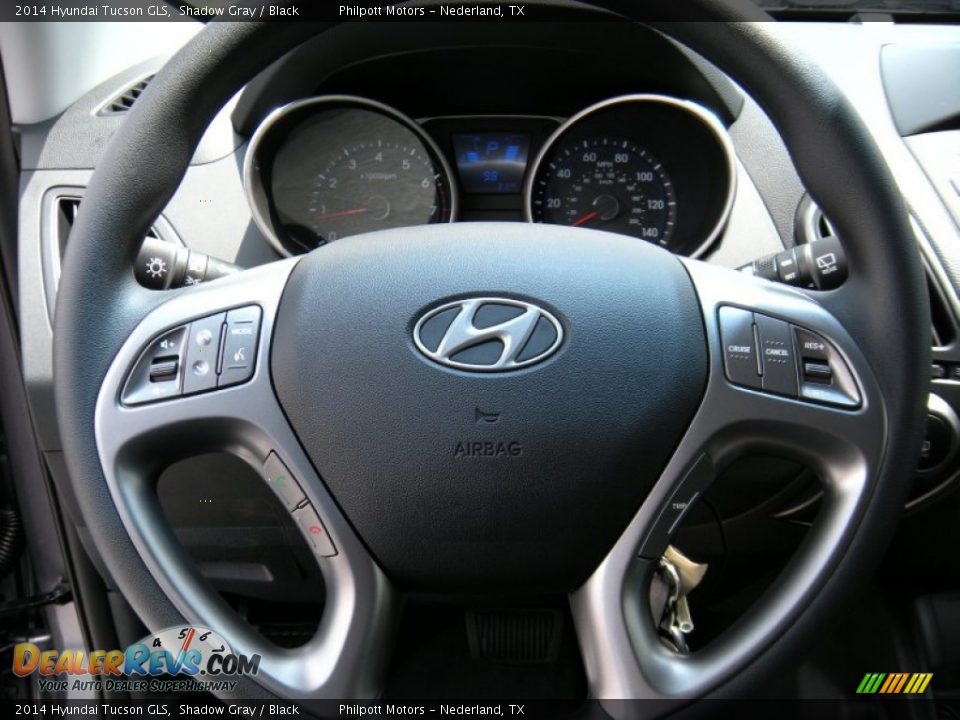 2014 Hyundai Tucson GLS Shadow Gray / Black Photo #29