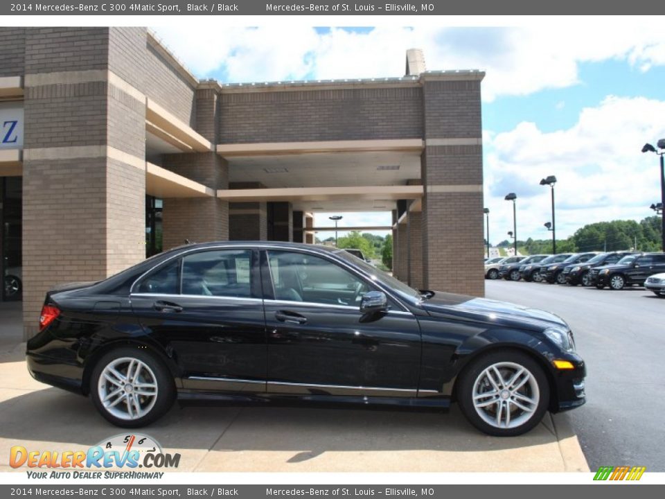 2014 Mercedes-Benz C 300 4Matic Sport Black / Black Photo #2