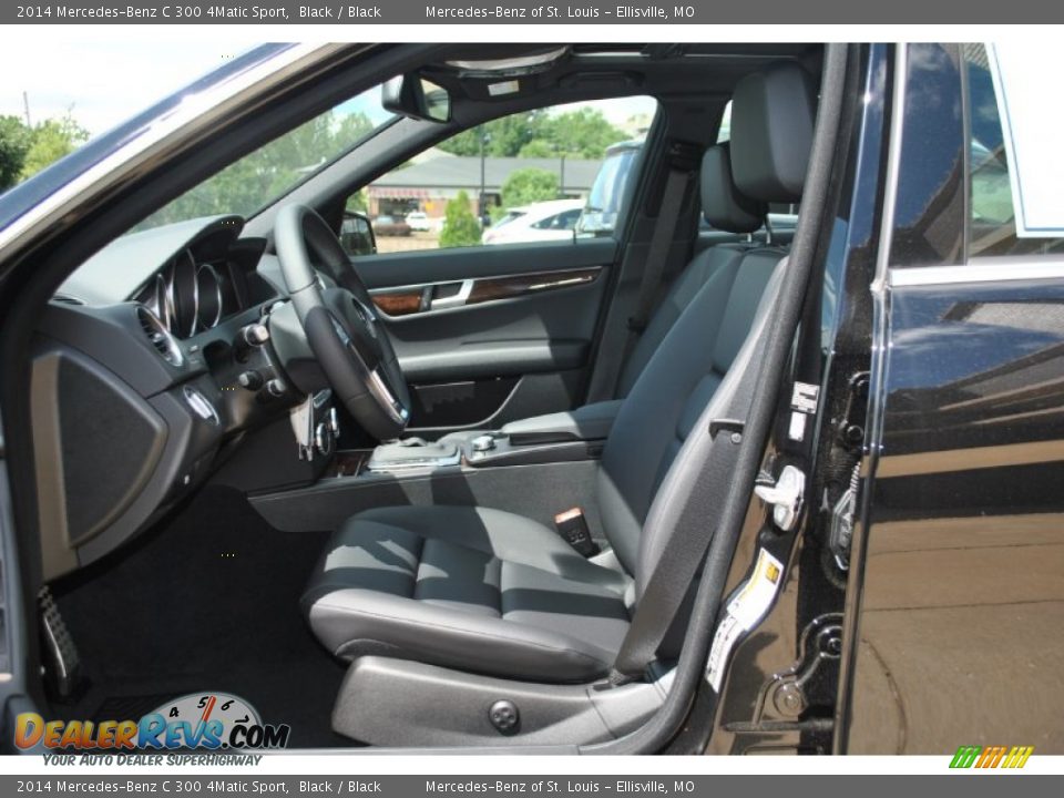 2014 Mercedes-Benz C 300 4Matic Sport Black / Black Photo #5