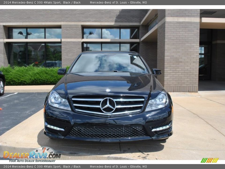 2014 Mercedes-Benz C 300 4Matic Sport Black / Black Photo #6