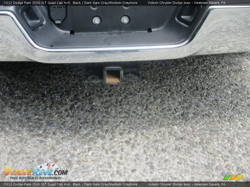 2012 Dodge Ram 1500 SLT Quad Cab 4x4 Black / Dark Slate Gray/Medium Graystone Photo #8