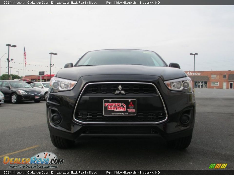 2014 Mitsubishi Outlander Sport ES Labrador Black Pearl / Black Photo #1