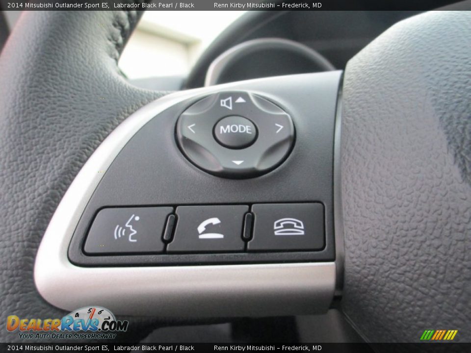 2014 Mitsubishi Outlander Sport ES Labrador Black Pearl / Black Photo #10
