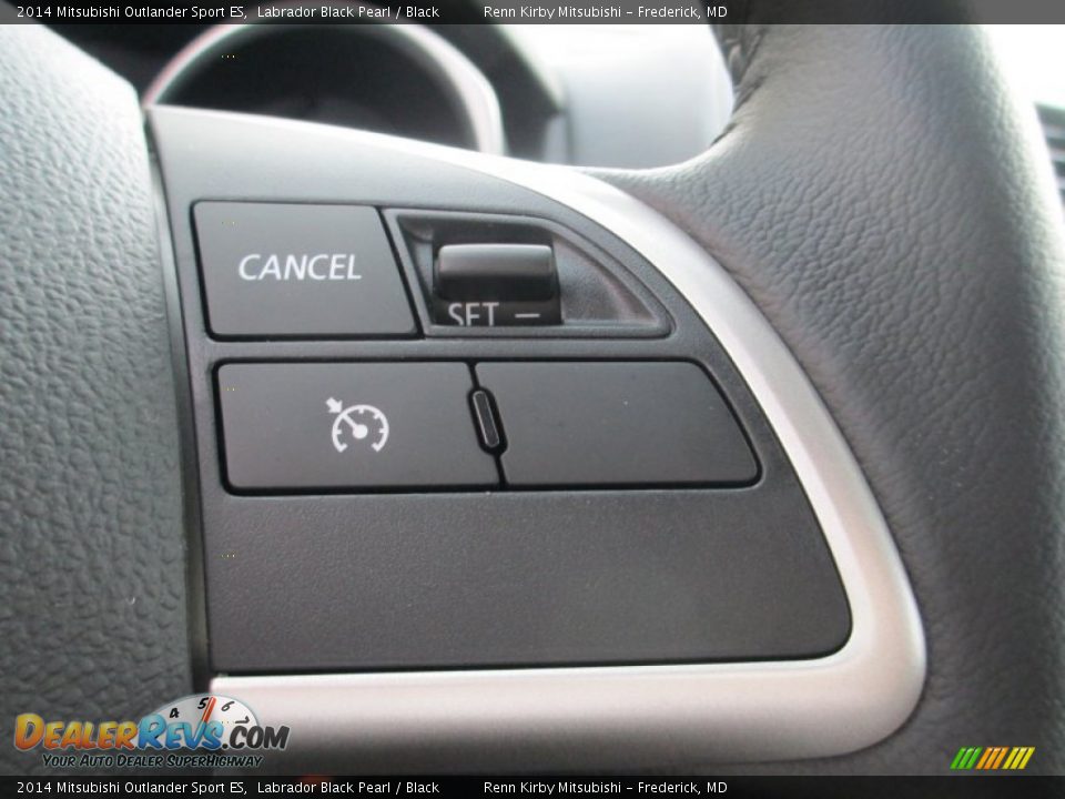 2014 Mitsubishi Outlander Sport ES Labrador Black Pearl / Black Photo #11