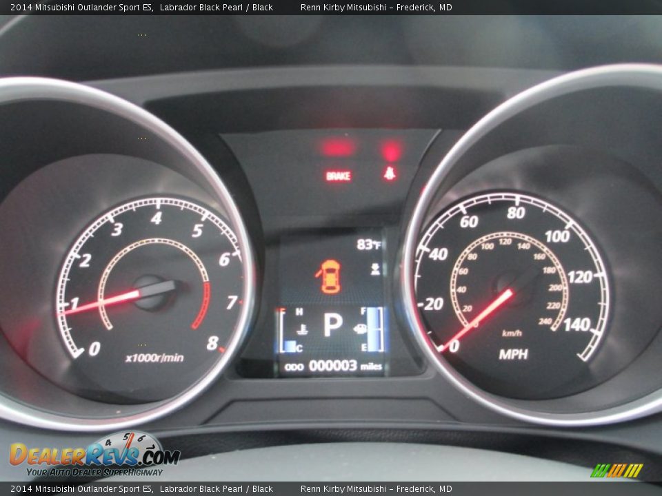 2014 Mitsubishi Outlander Sport ES Labrador Black Pearl / Black Photo #12
