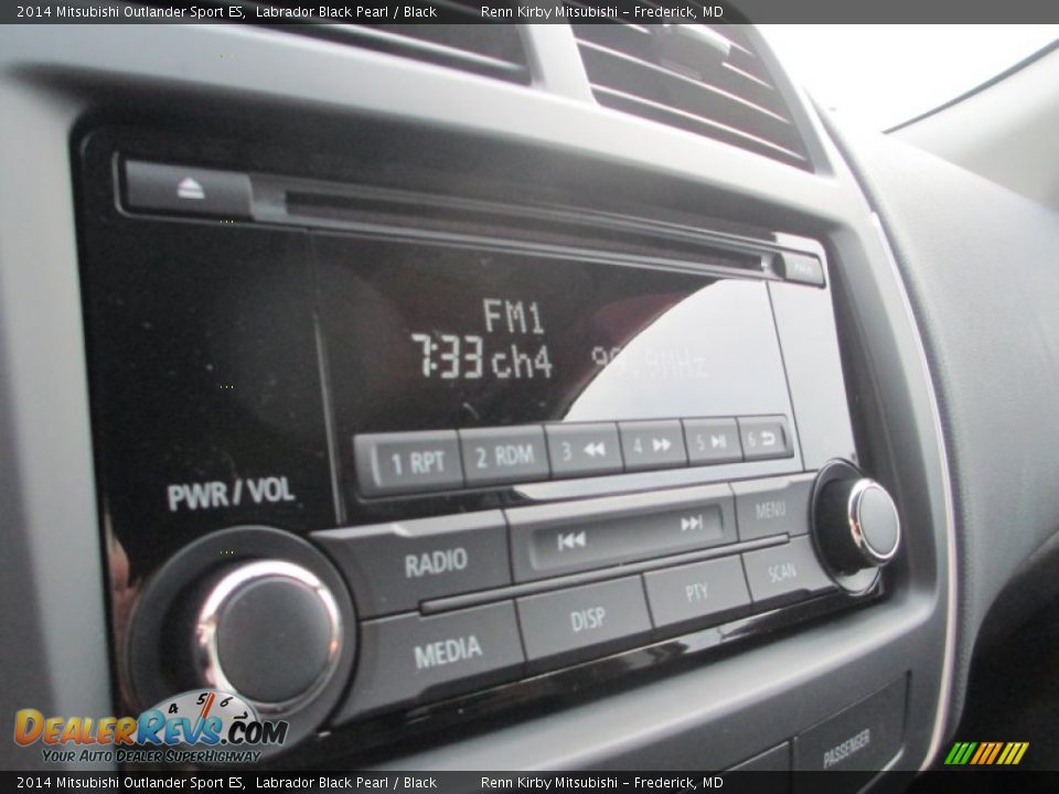 2014 Mitsubishi Outlander Sport ES Labrador Black Pearl / Black Photo #13