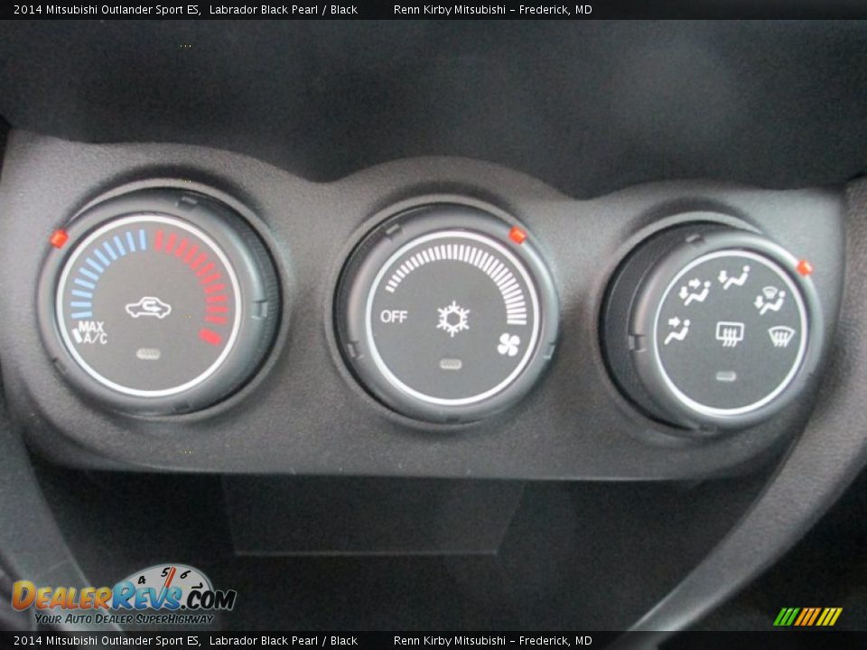 2014 Mitsubishi Outlander Sport ES Labrador Black Pearl / Black Photo #14